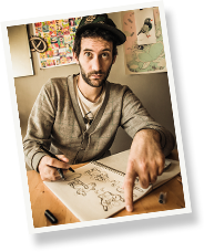 Jon Burgerman Portrait