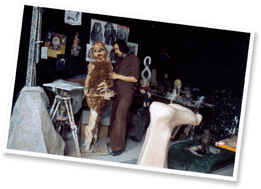 Sculpture studio 1970